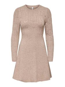 ONLY Вязаное платье 'ONLKatia' в бежевом цвете