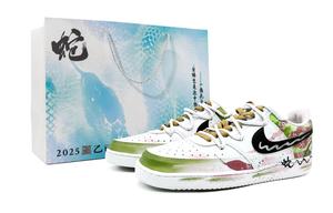 Nike Court Vision 1 устойчивые к истиранию, легкие и дышащие низкие кроссовки для скейтбординга unisex light green