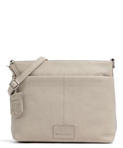 Мягкая сумка через плечо Skylar из зерненой кожи Burkely, серый