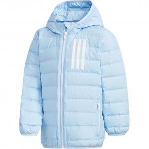 Пуховик Bright Blue/White для подростков Adidas, синий/белый
