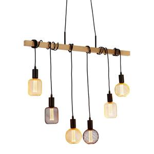 Подвесной светильник searchlight Woody, дерево - сталь - 6 x 78 x 100 см