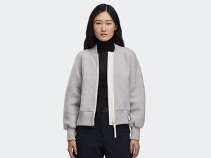 Бомбер Canada Goose Sierra Fleece White Label, Silverbirch Heather