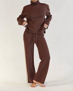 Комплект из водолазки и кардиана Ноа в цвете эспрессо CRESCENT, Espresso