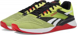 Мужские кроссовки Reebok Nano X4 для кросс-тренинга, черный/красный/зеленый