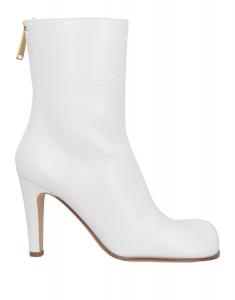 Ботильоны Bottega Veneta, молочный