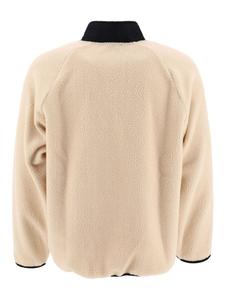 A.P.C. толстовка с полумолнией и аппликацией логотипа, нейтральный цвет