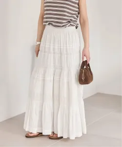 Многоярусная юбка из индийского вуалевого кружева Journal Standard, цвет White