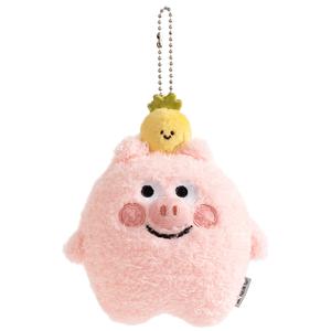 Плюшевый брелок с куклой из коллекции Bacon Piggy Fruit Tension высотой 11см Friendship