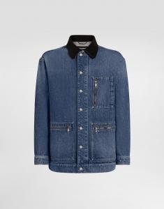 Джинсовая куртка оверсайз Dolce & Gabbana, мультиколор