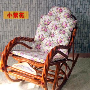 Fantasy Съемная подушка для кресла-качалки из ротанга, универсальная, с большой губкой, цвет xiao zihu hua, размер large foam seat cushion
