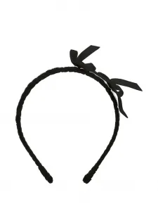 Бархатный ободок Monnalisa, черный