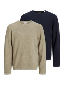 Свитер George темно-синего/бежевого цвета Jack & Jones