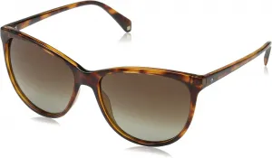 Женские солнцезащитные очки Burberry BE4242, цвет Green Havana/Blue Havana/Blue Gredient, диаметр 55 мм, Grey Havana