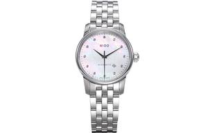 MIDO Часы Women's Baroncelli Watch, White Mother-of-Pearl Dial
