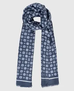 Мужской шарф из модала Miguel Bellido, серый