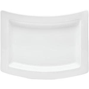 Блюдо для сервировки van Well Platte curved, 27,5 см, 4 штуки, пригодно для посудомоечной и микроволновой печи Van Well, белый