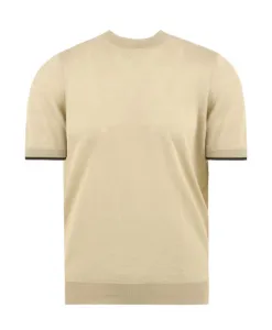 Пуловер Zweifarbiger mit rundhalsausschnitt Drumohr, бежевый