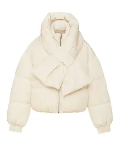 Пальто кремового цвета, современный короткий фасон. Twinset, бежевый