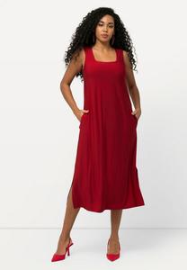 Платье Ulla Popken A-LINIE CARREE-AUSSCHNITT ÄRMELLOS, Red