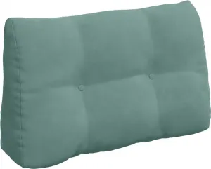 Подушка для спины Sea Green 80 x 24 x 50 см Velvet vidaXL