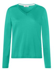 Шерстяной свитер бирюзового цвета Maerz Muenchen