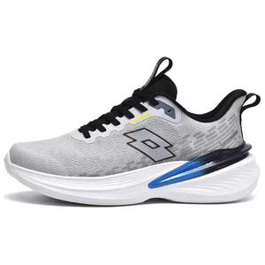 LOTTO Амортизирующие износостойкие противоскользящие кроссовки для бега мужские серо-черные, цвет Black Gray