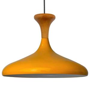 Подвесной светильник Bamyum Champion Pilz-Holz Lampe, 35x29x35 см цвет weiß/gelb