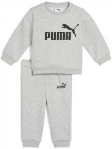 Puma Спортивный костюм "MINICatS ESS Crew Set FL INF" серого цвета