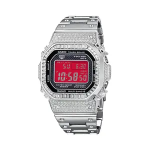 Часы Casio G-Shock Full Metal GMW-B5000 Series, арт. GMW-B5000D-1, серебро/белый