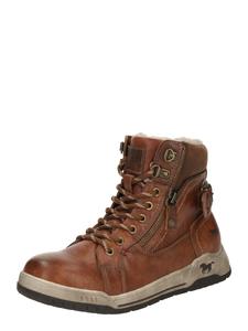 Ботильоны на шнуровке MUSTANG, Cognac