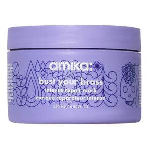 Восстанавливающая маска для волос Bust Your Brass Blond Polaire - Intensive Repair Mask Amika