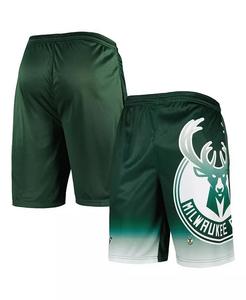 Мужские шорты Milwaukee Bucks с рисунком цвета Hunter Green Fanatics