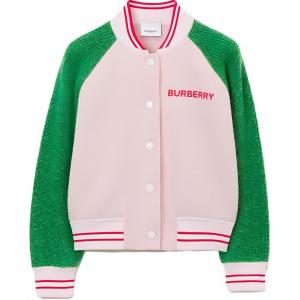 Детская куртка Burberry, морозно-розовая