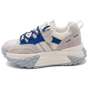 AGSDON Женские низкие массивные кроссовки Beige Blue, цвет Beige Blue