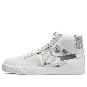 Кроссовки zoom blazer mid premium sb 'paisley pack - floral' Nike, белый