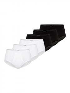 Schiesser Трусы/нижнее белье Original Classics в тонкую ребристую резинку, разноцветные