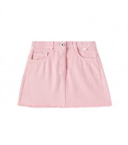 Джинсовая юбка Il Gufo, розовый