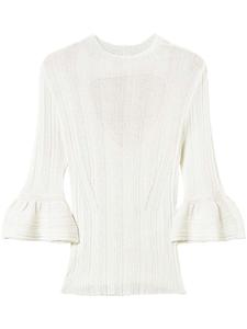 TWINSET джемпер в рубчик, нейтральный