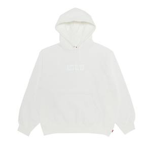 Толстовка Supreme Box Logo Hooded 'White', белый