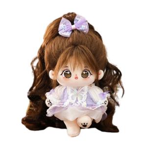 Милый маленький кукла из хлопка blush, с каркасом или без для переодевания, плюшевая кукла высотой 20см Handsome