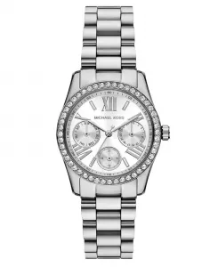 Женские часы Lexington Multifunction Silver-Tone Stainless Steel, 34mm Michael Kors