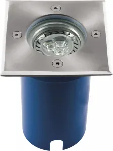 Светильник встраиваемый HEITRONIC "Potsdam", 1 шт., для ламп GU10, высокая степень защиты IP67 Высота: 15,4 см, цвет edelstahlfarben