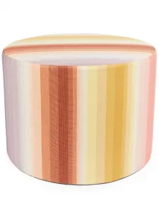 Пуф Oceania в полоску Missoni Home, розовый