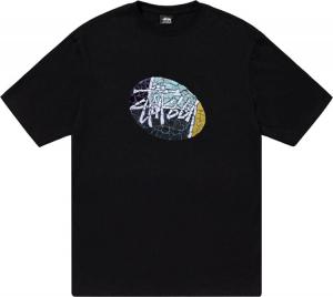 Футболка Stussy Mosaic Tee 'Black', черный