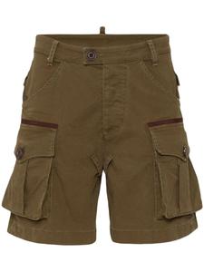 DSQUARED2 шорты из рипстопа, коричневый