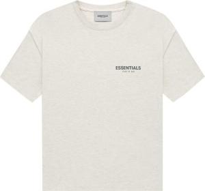 Футболка Fear of God Essentials Short-Sleeve Tee 'Light Heather Oatmeal', кремовый