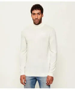 Шерстяная полуводолазка Regular fit Karl Lagerfeld, белый