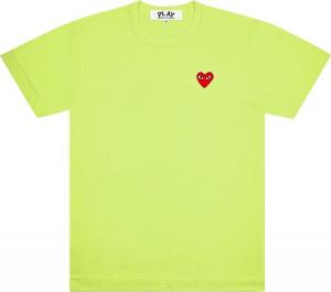 Футболка Comme des Garçons PLAY Pastelle Emblem T-Shirt Green, зеленый