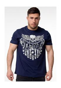 Мужская футболка обычного кроя WESTLAKE TAPOUT, темно-сине-белый