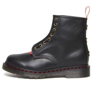 Кроссовки 1460 year of the rabbit leather lace up boots 'black red' Dr. Martens, черный